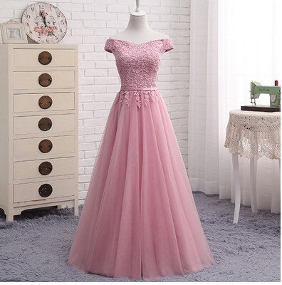 Rosa Kleid Brautjungfer Prinzessin