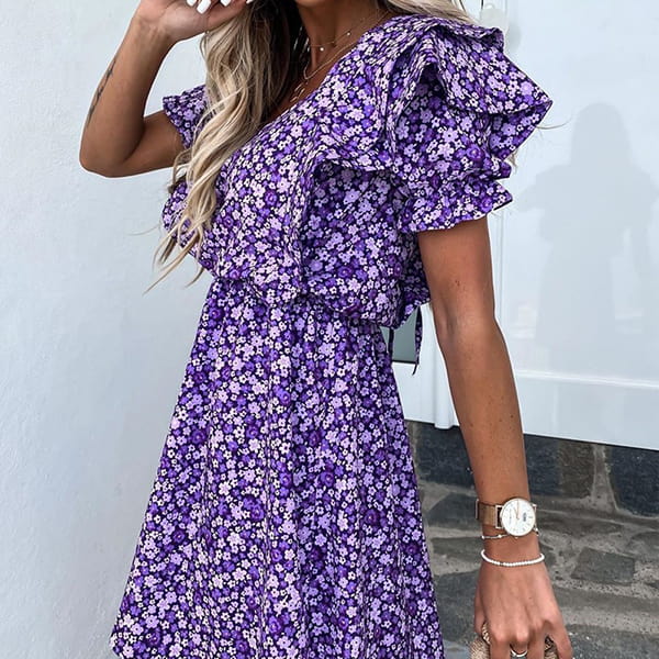 Lilac kukka mekko