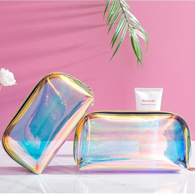 Mångfärgat transparent fodral