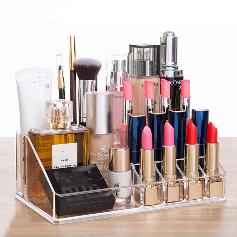 Transparent make-up-organisatör