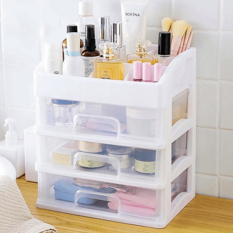 Make-up låda transparent
