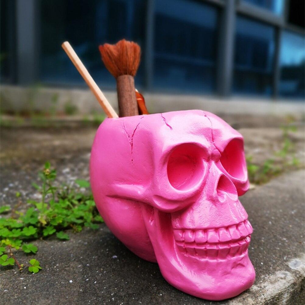 Skullstöd för sminkborstar