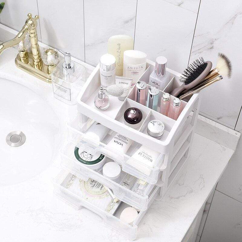 Make-up-organisatör i plast