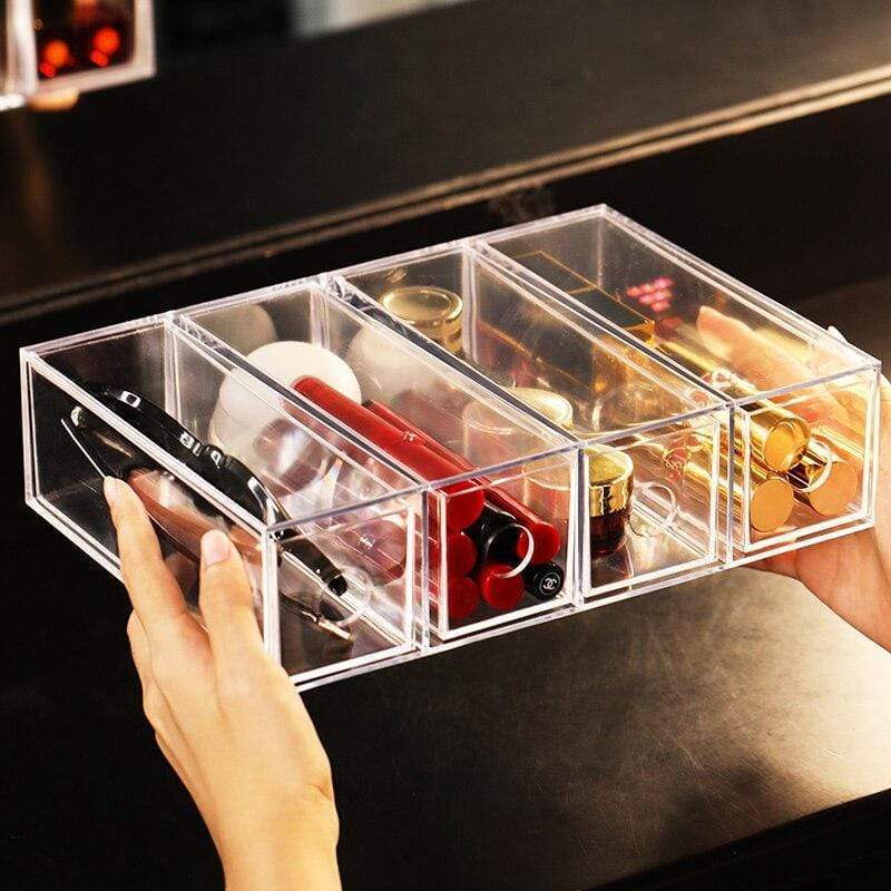 Make-up-organisatör med låda