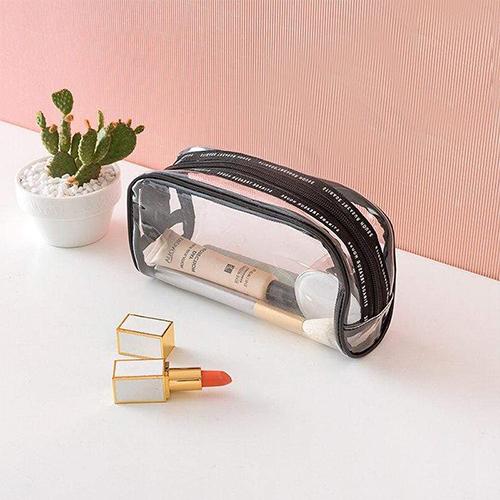 Stort transparent sminkfodral