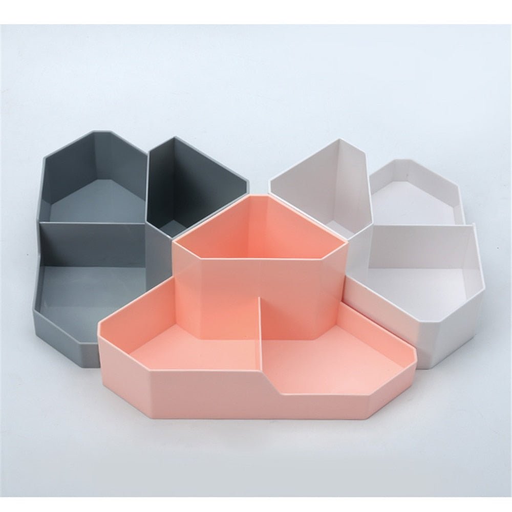 Polygonal sminkhållare