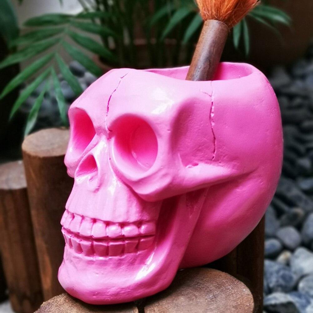 Skullstöd för sminkborstar