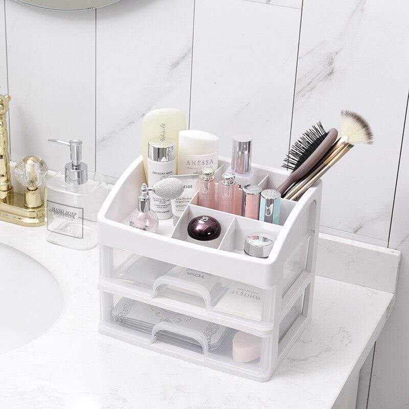 Make-up-organisatör i plast