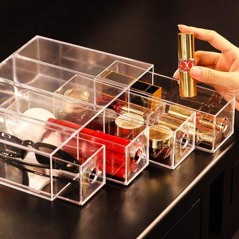 Make-up-organisatör med låda
