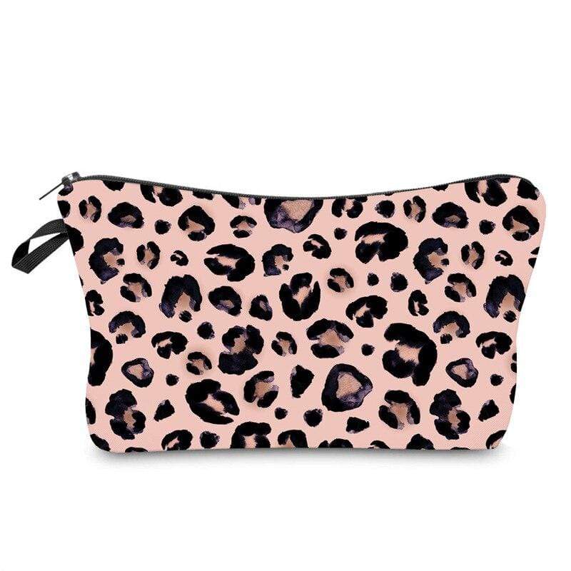 Sminkväska i leopard
