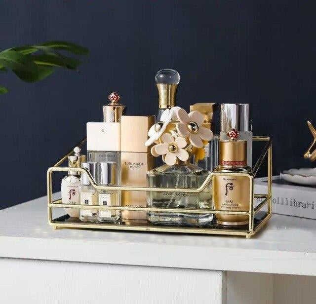 Golden Make-up Organiser