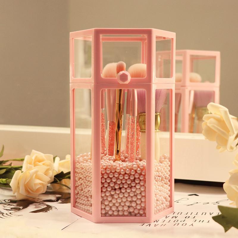 Transparent sminkburk