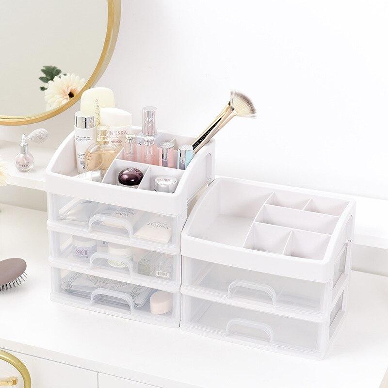 Make-up-organisatör i plast