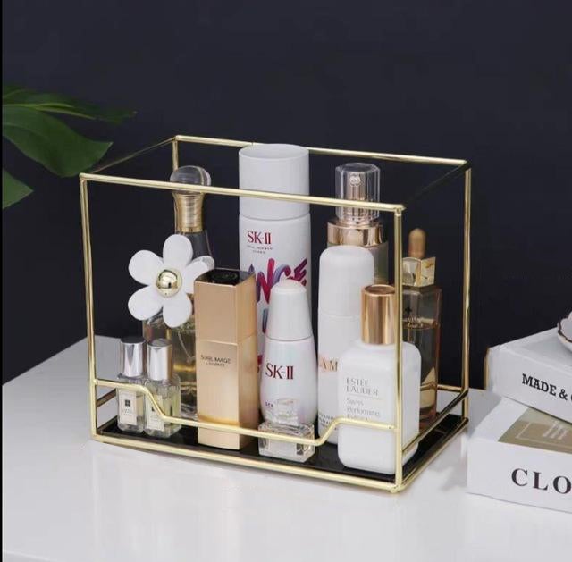 Golden Make-up Organiser