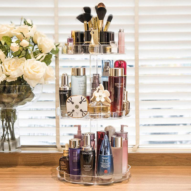 Svängbar make-up-organisatör