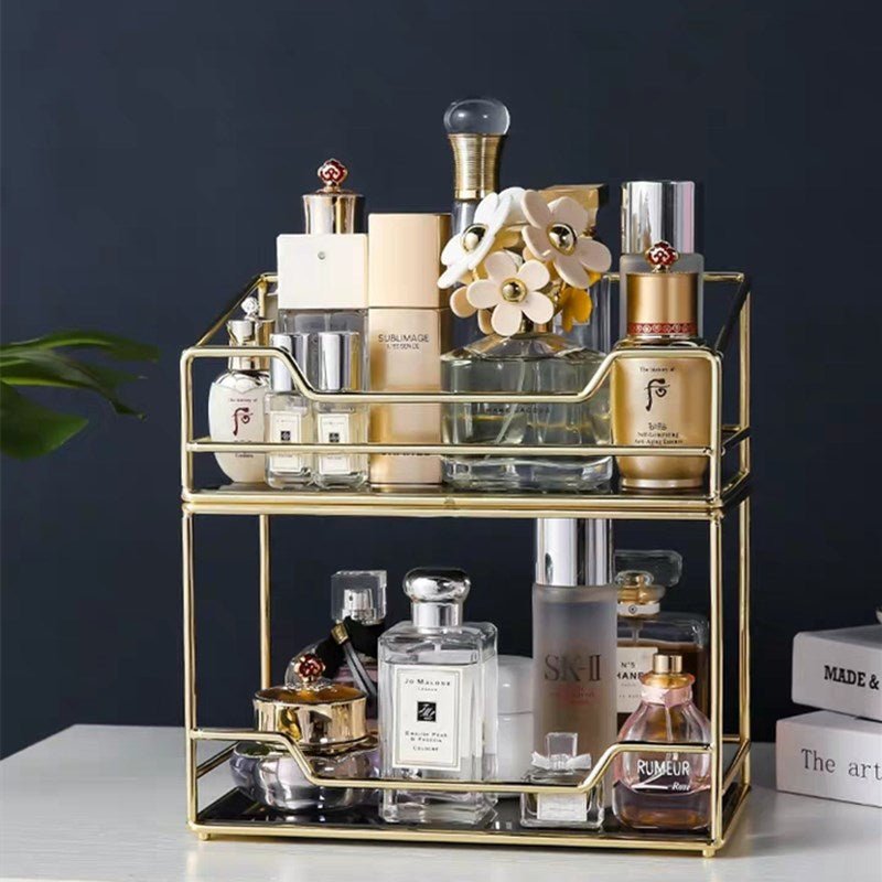 Golden Make-up Organiser