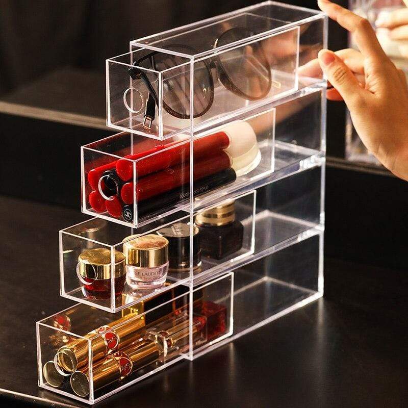 Make-up-organisatör med låda