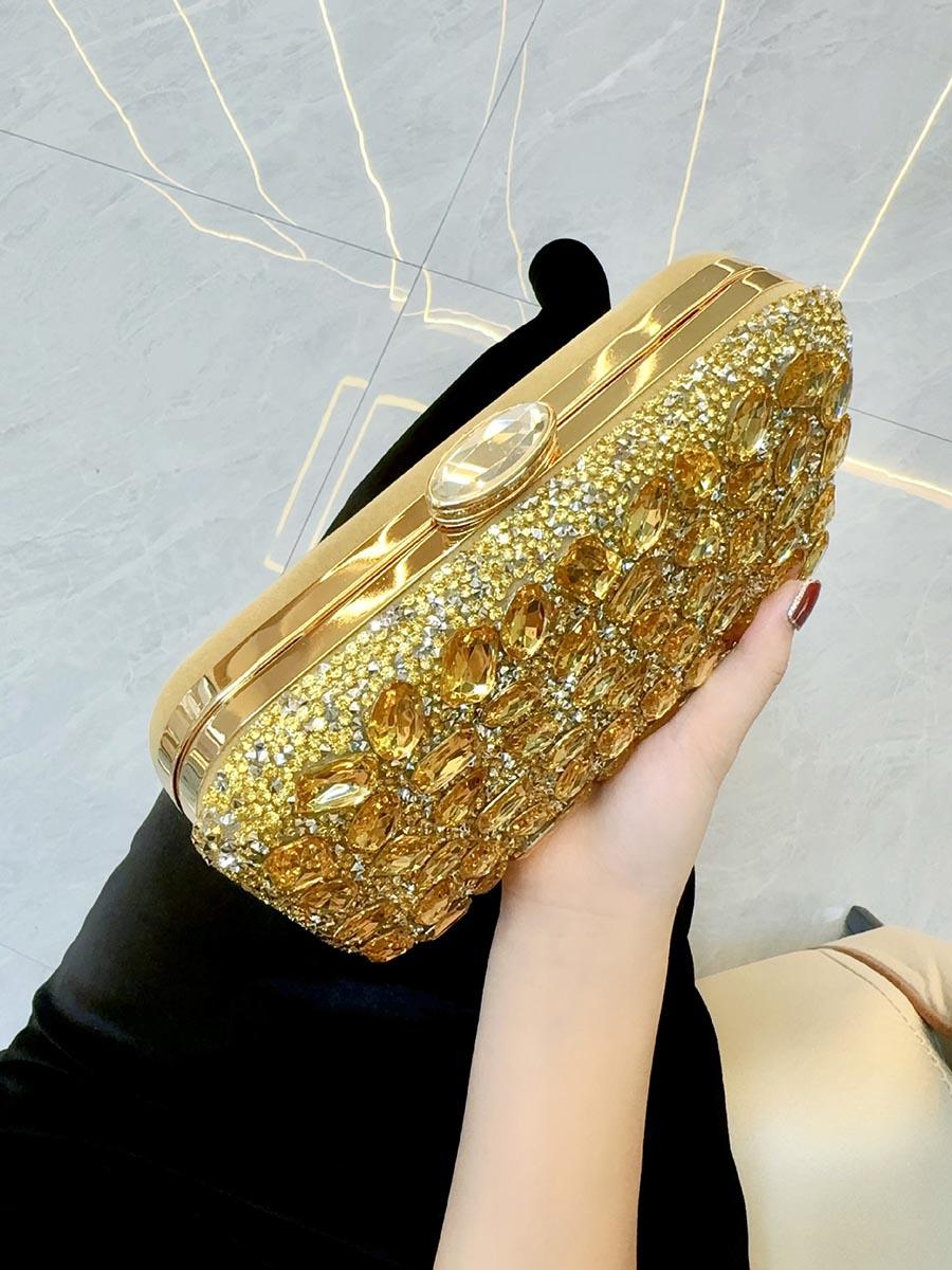 Bolsas de noite de luxo em strass MNBF111