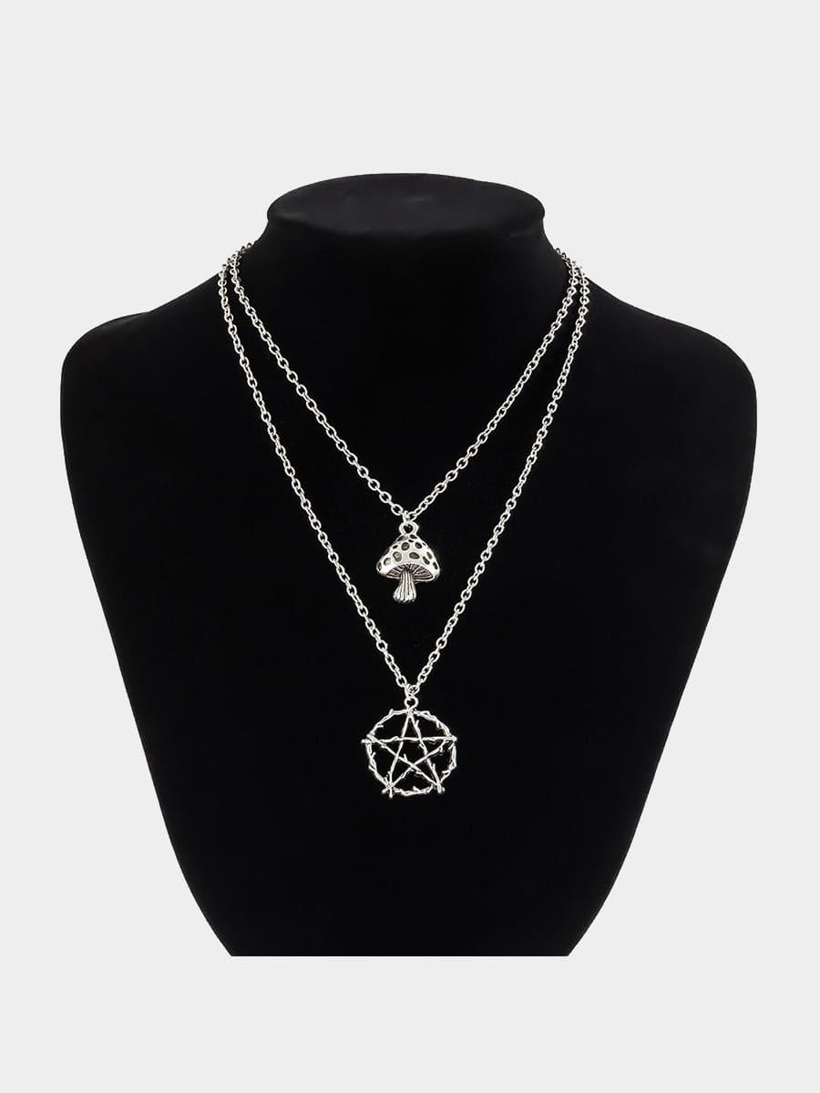 Colar de dupla camada de Halloween MSE00164