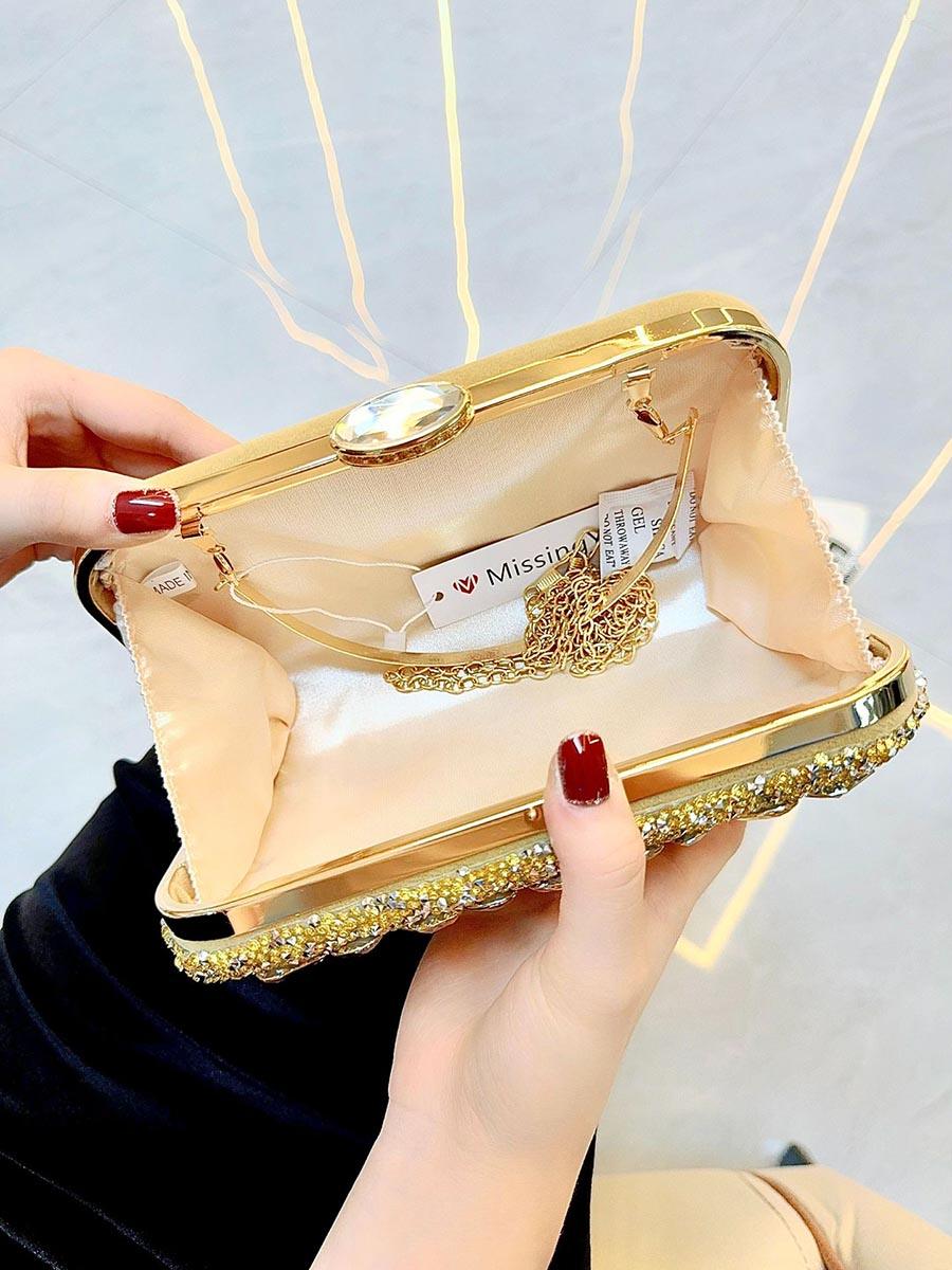 Bolsas de noite de luxo em strass MNBF111