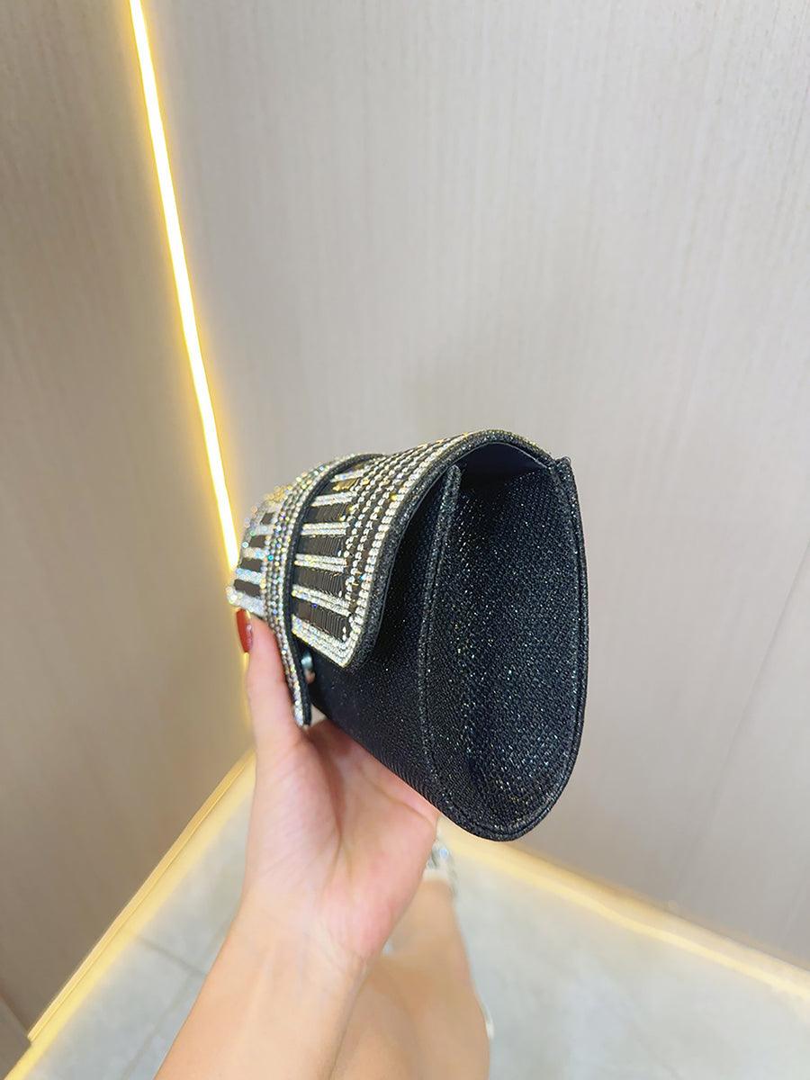 Åpen clutch med steininnlegg MNBF019