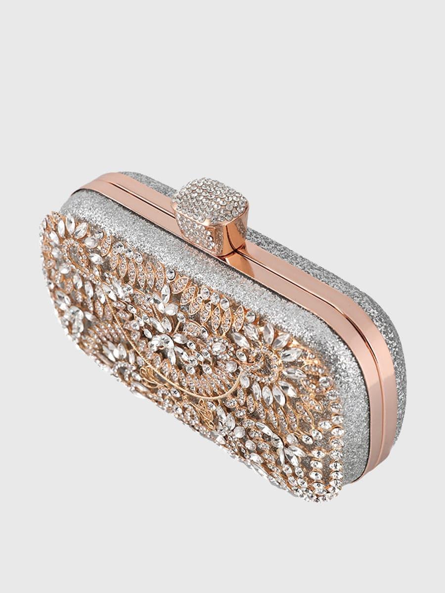 Rhinestone Encrusted Dinner Clutch MNBF013