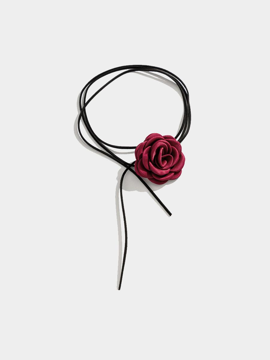 Sweet Free MSN20002 Knotted Camellia halskæde