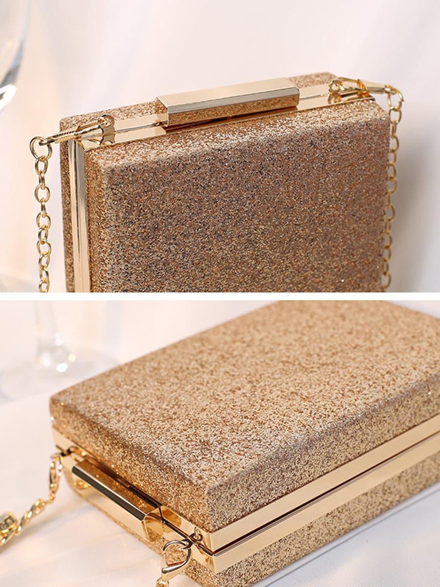 Corrente de pedra incrustada brilhante sacos de embreagem de casamento de festa MNBF066