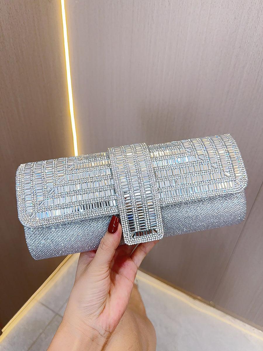 Åpen clutch med steininnlegg MNBF019