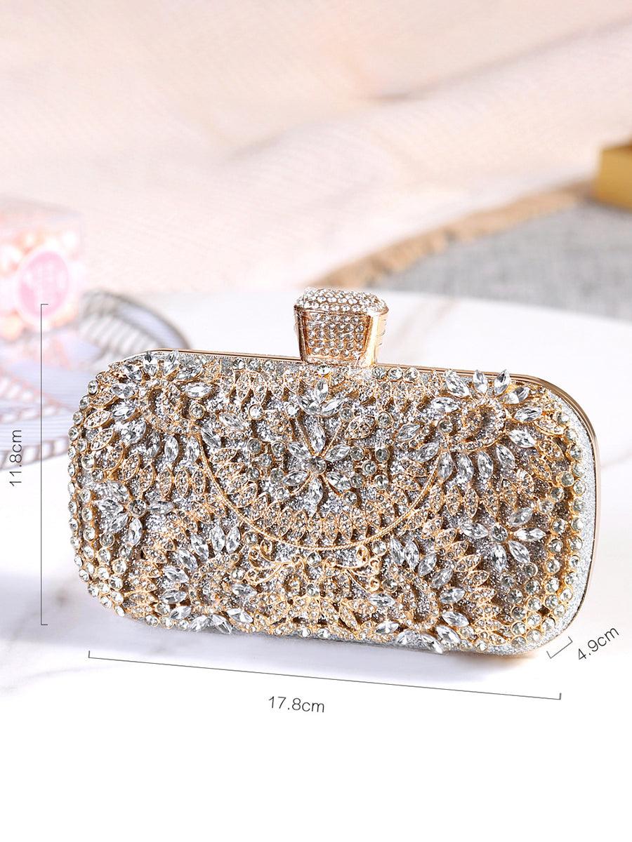 Rhinestone Encrusted Dinner Clutch MNBF013