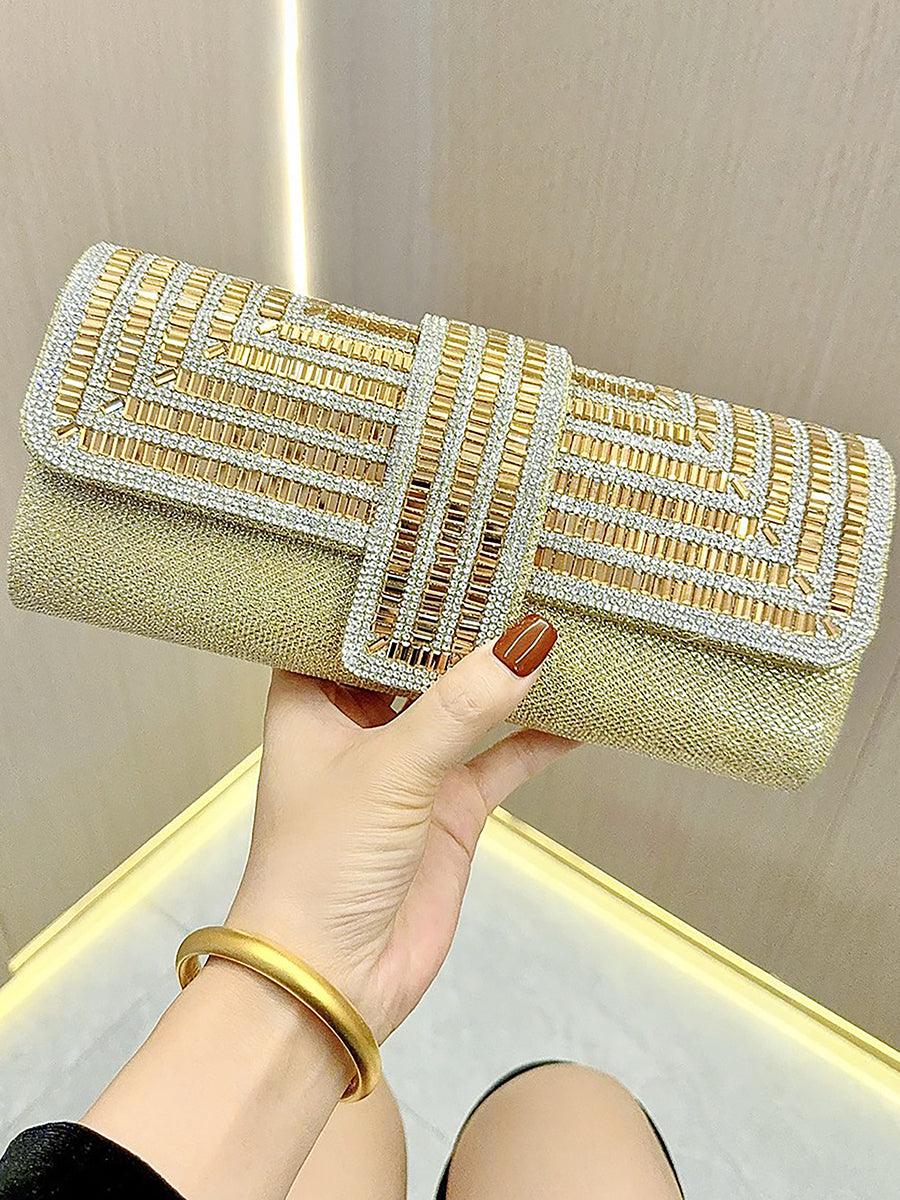 Åpen clutch med steininnlegg MNBF019
