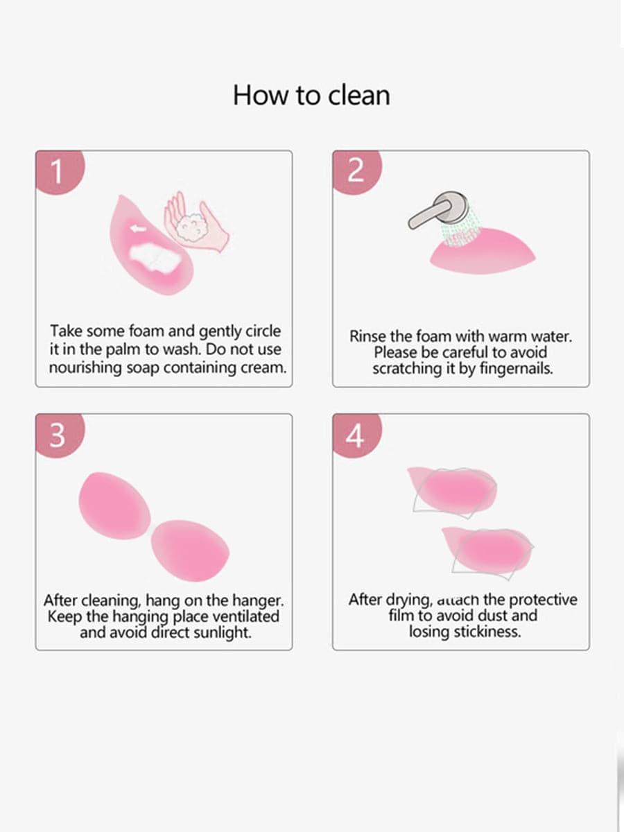 Bridal Dance Silicone Backless Nipple Covers (2 Pair Pack) MNY10012