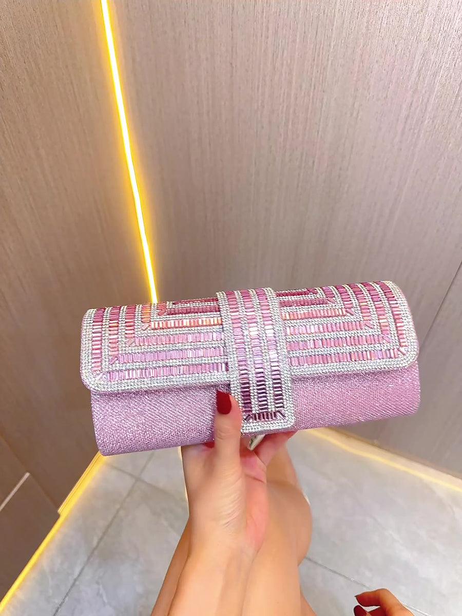 Åpen clutch med steininnlegg MNBF019