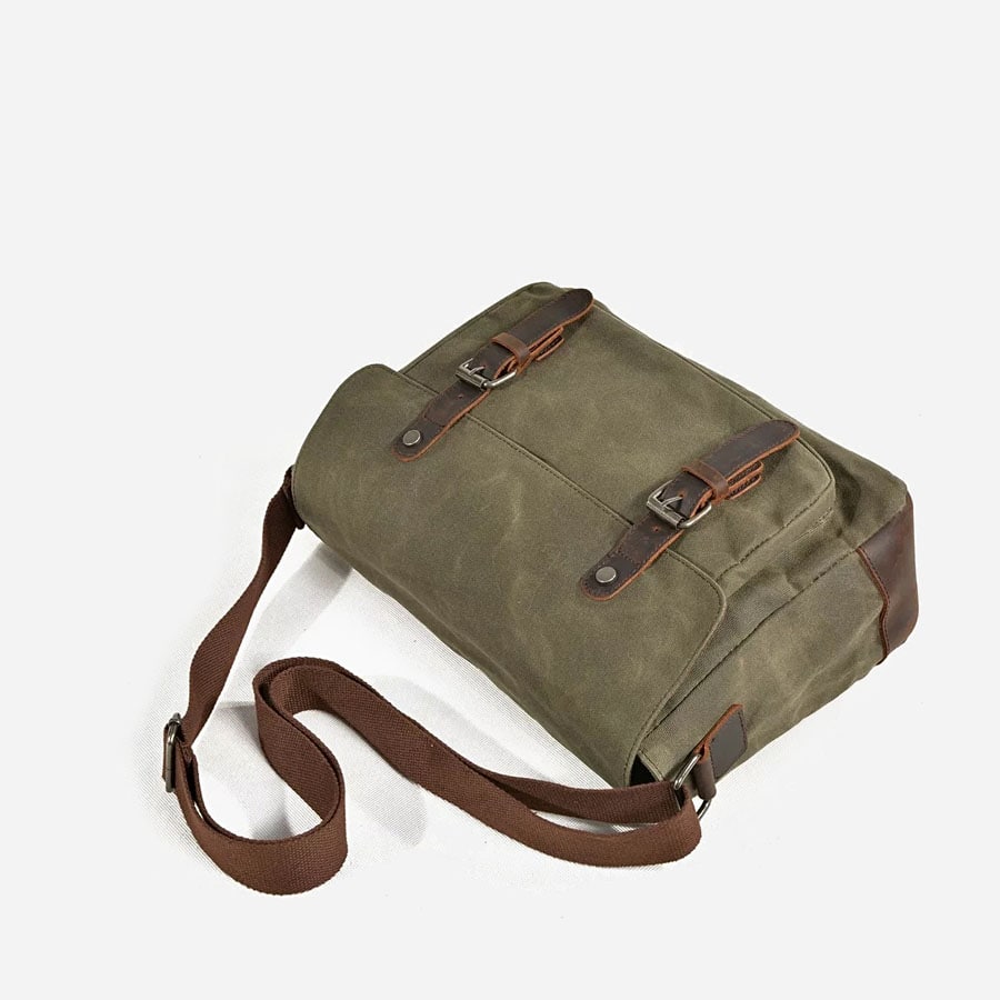 Bolso de hombro impermeable y piel auténtica