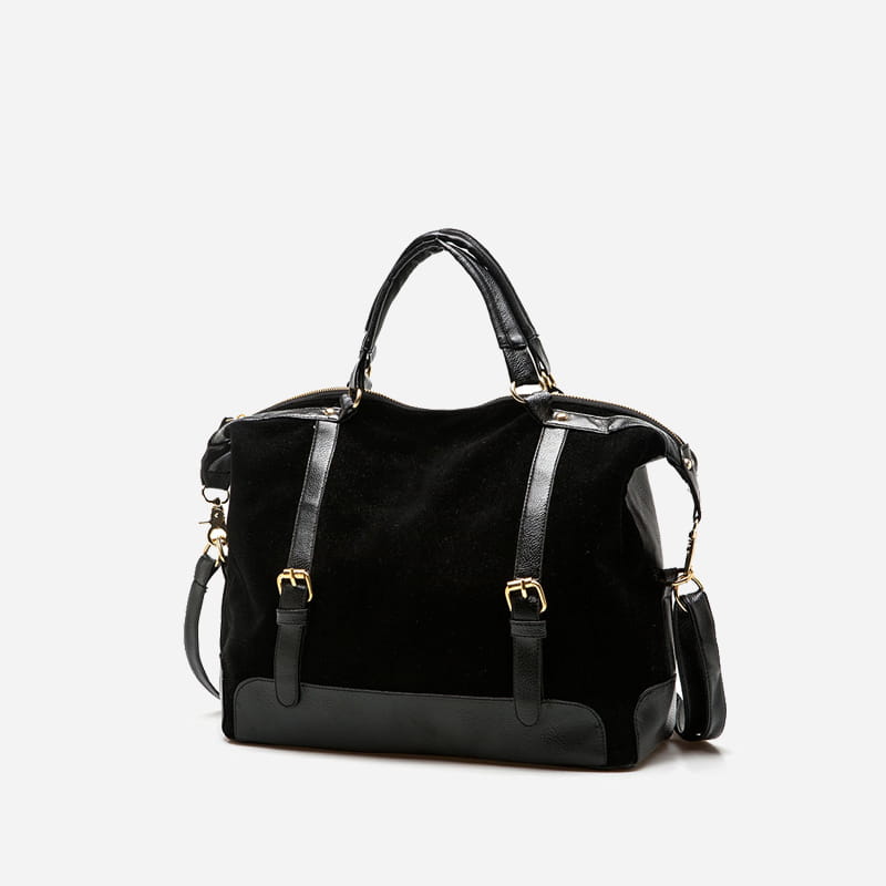 Bolso tote de mujer en piel de ante (nobuk)