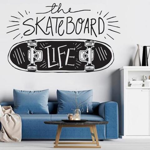 Skate-Wandsticker