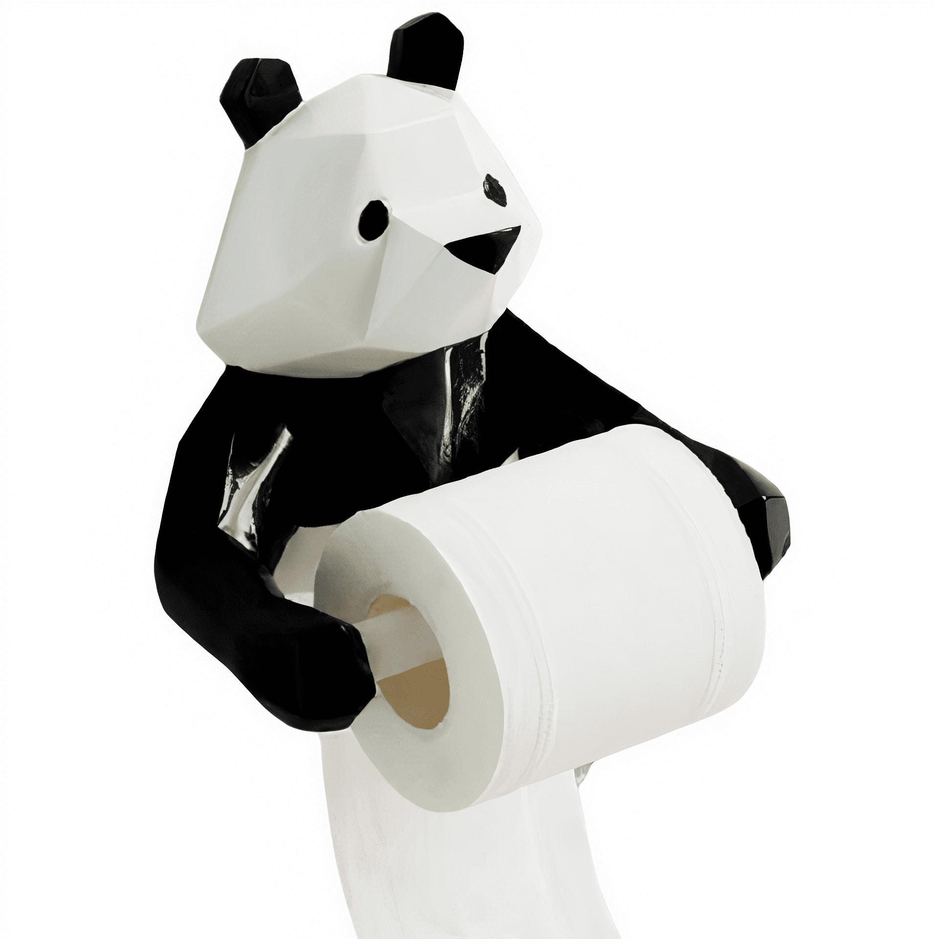 Panda toiletrolhouder