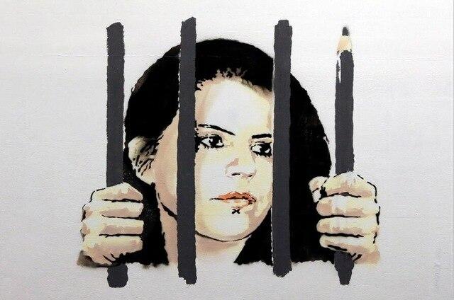 Banksy schilderij zehra dogan