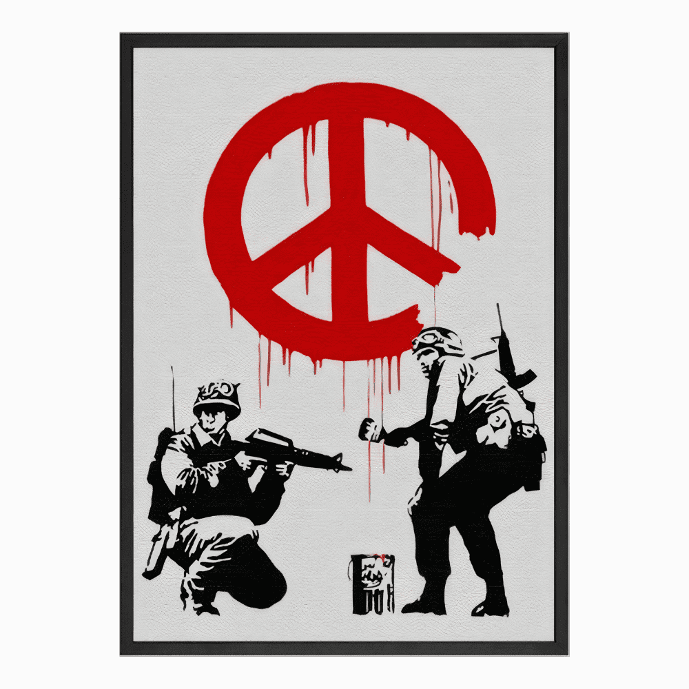 Gemälde Banksy peace