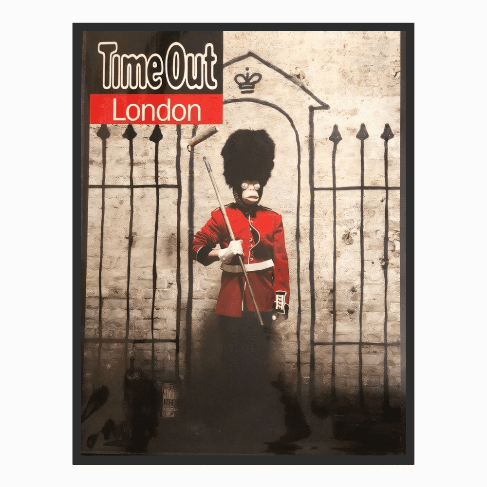 Banksy time-out schilderij