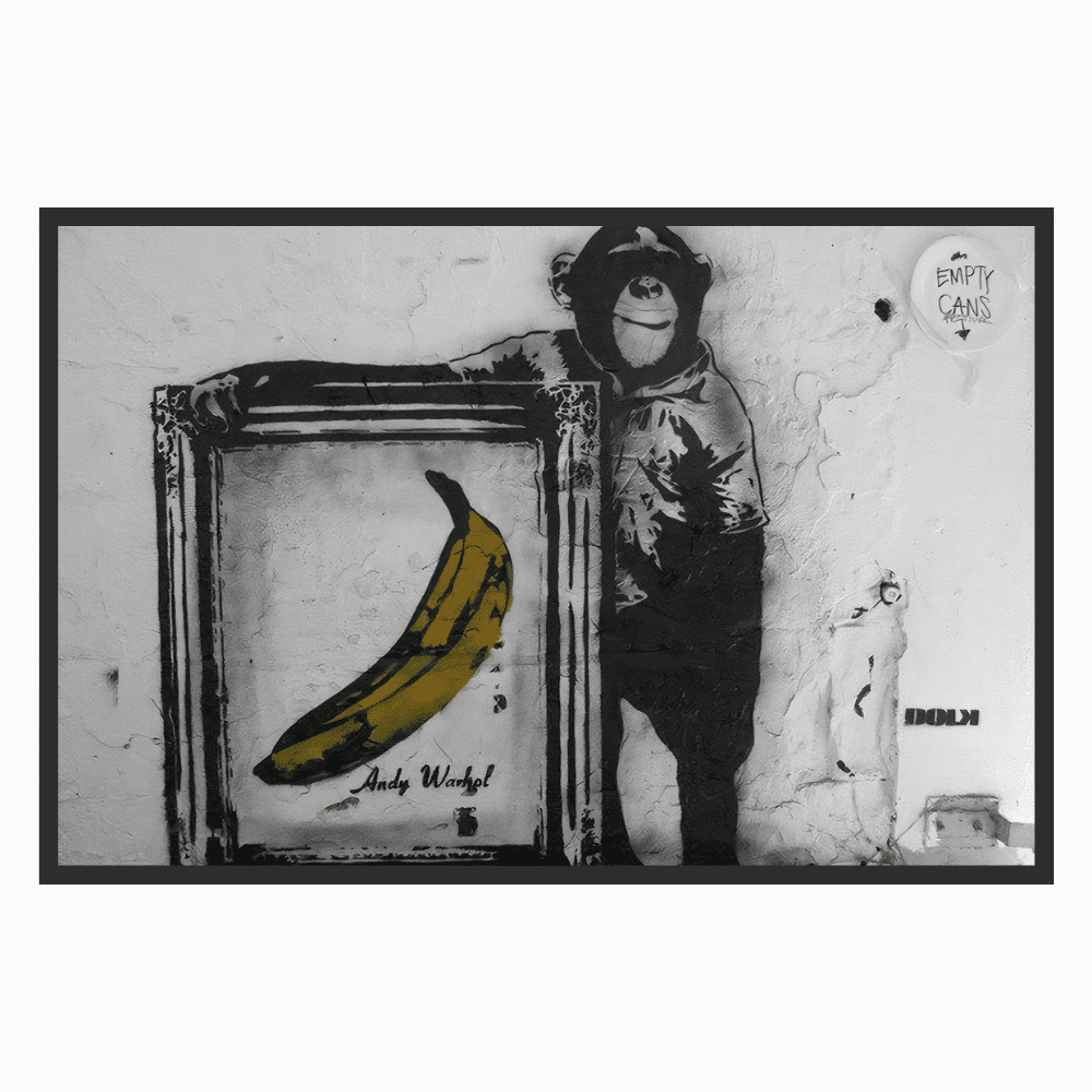 Gemälde Banksy Banane