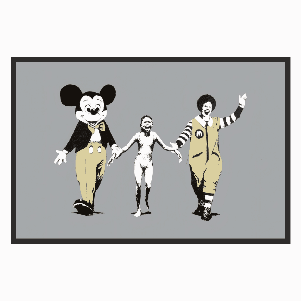 Banksy mickey schilderen