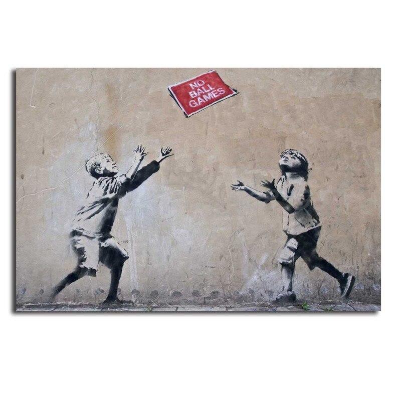 Gemälde Banksy no ball games