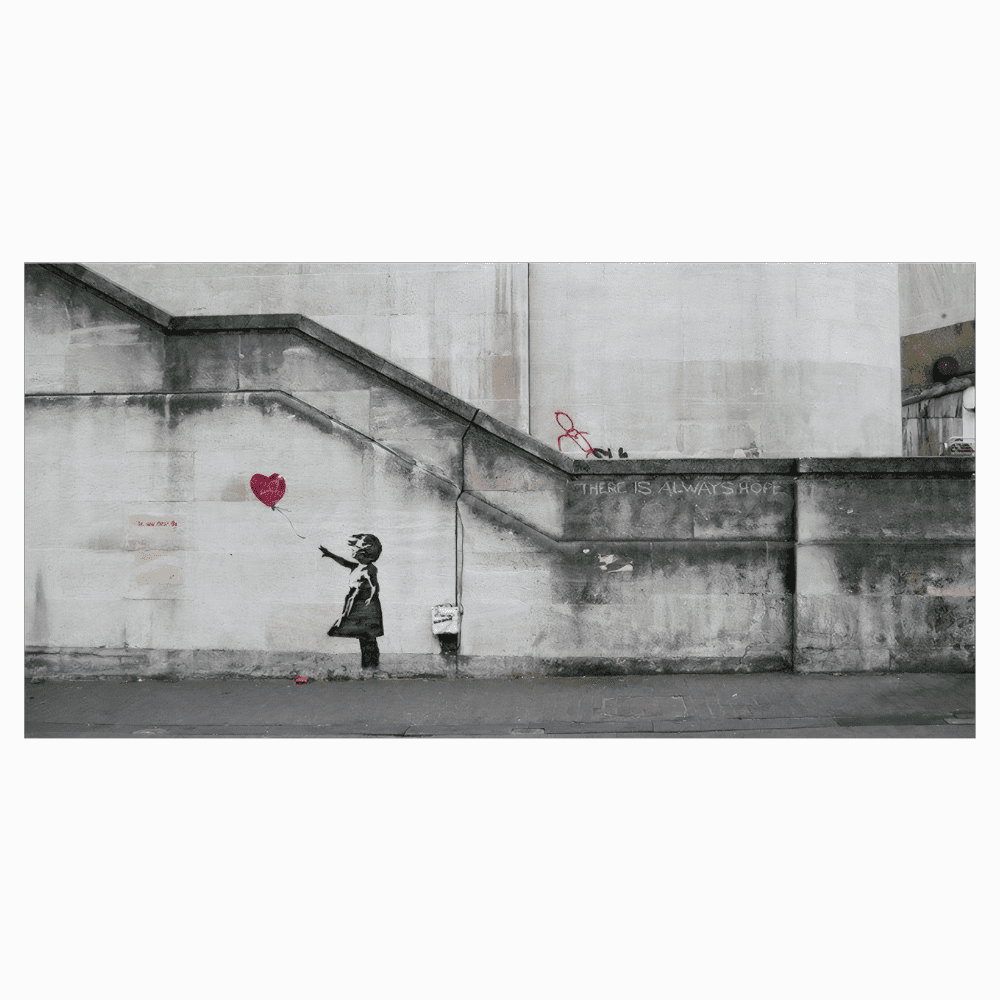 Gemälde Banksy Ballonmädchen