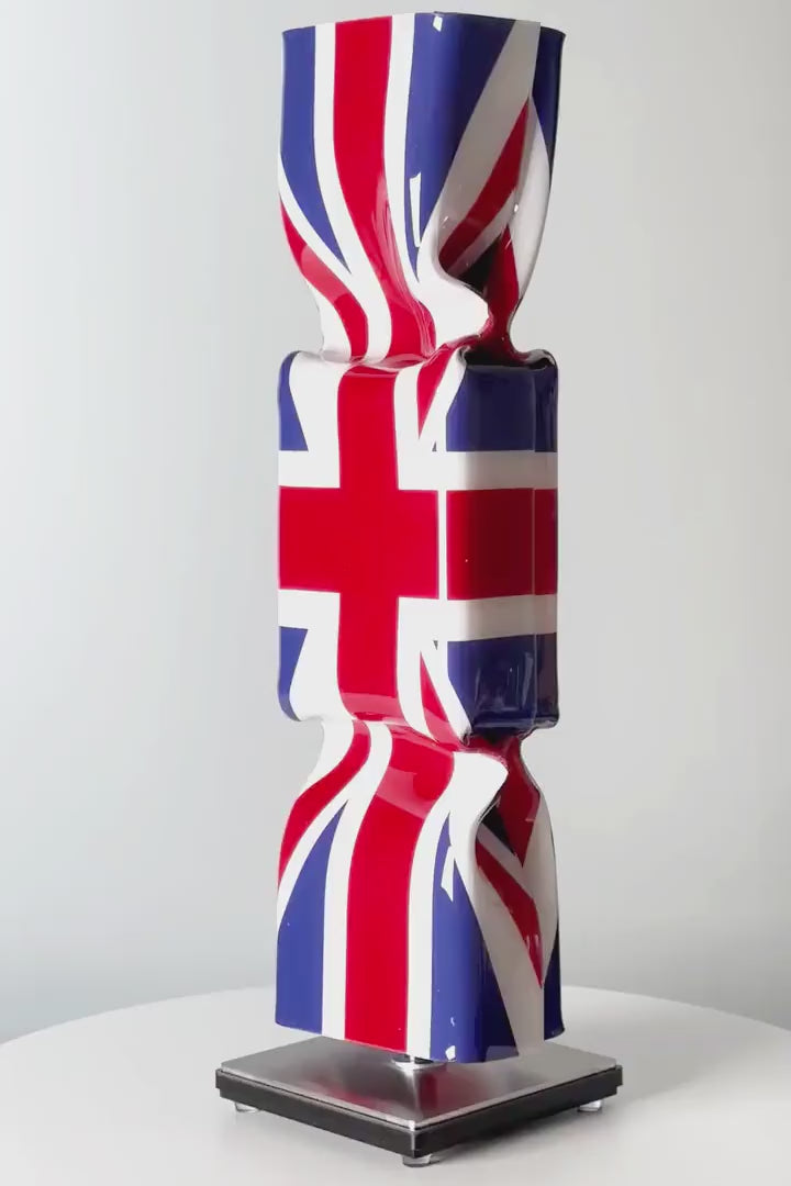 Candy Union Jack-statue