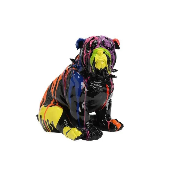 Statue sitzende Bulldogge