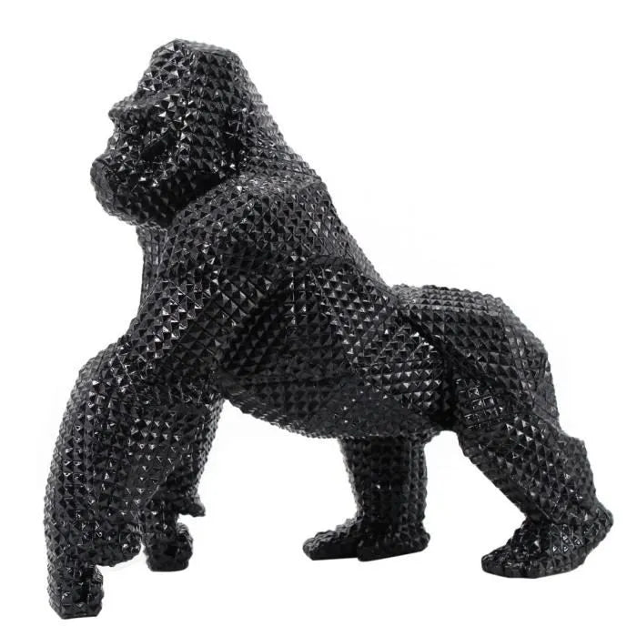 Glänzende Gorilla-Statue