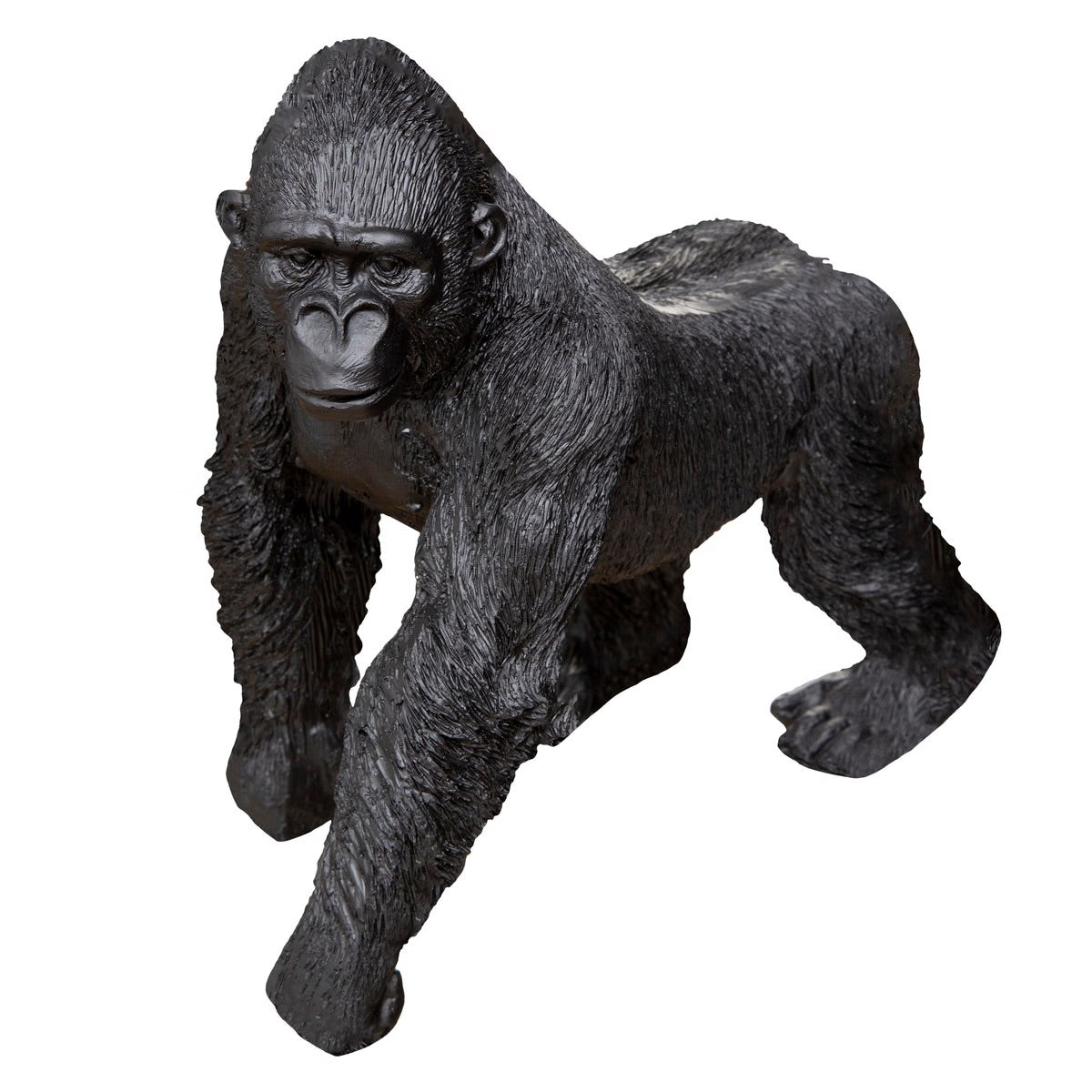 Klein gorilla standbeeld