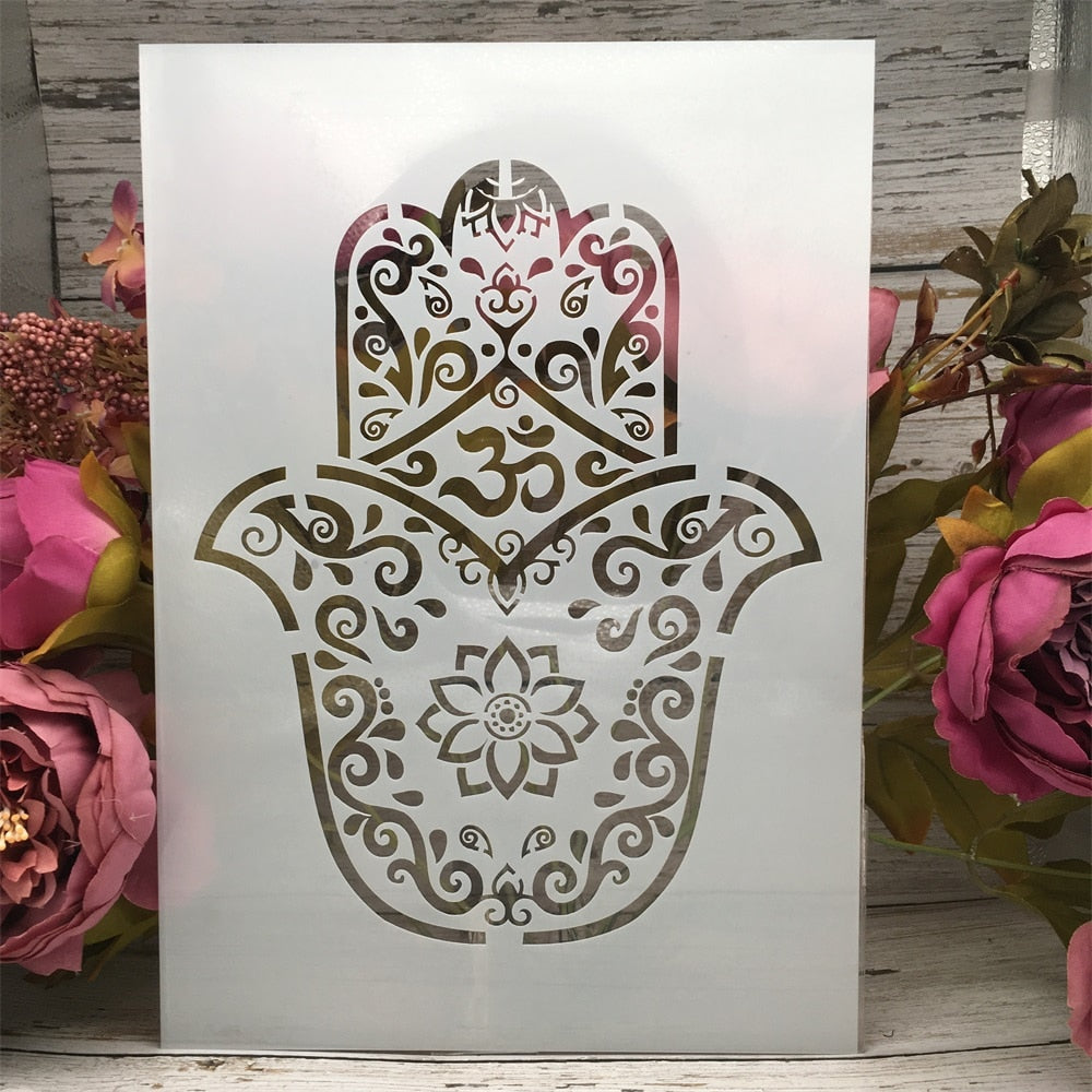 Fatma's handstencil