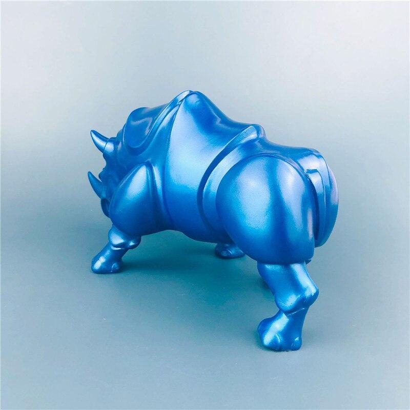 Beeld van de blauwe neushoorn